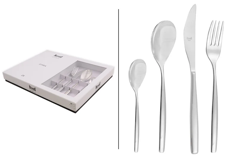 Ménagère 24 pièces Mepra Stiria en acier inox 18/10
