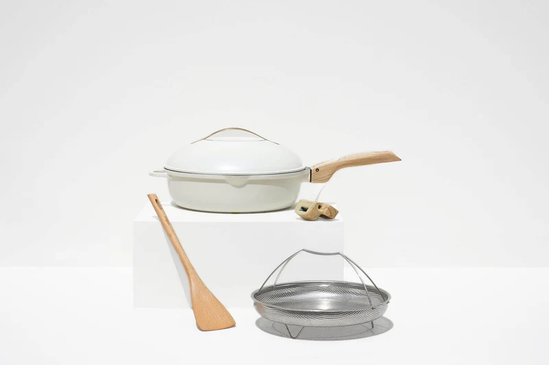 Poêle antiadhérente Cookut La Fabuleuse 8-en-1 meringue