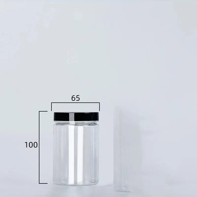 Boîte de Rangement Ronde Alimentaire à Couvercle Noir