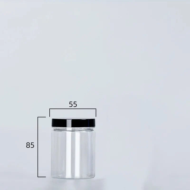 Boîte de Rangement Ronde Alimentaire à Couvercle Noir
