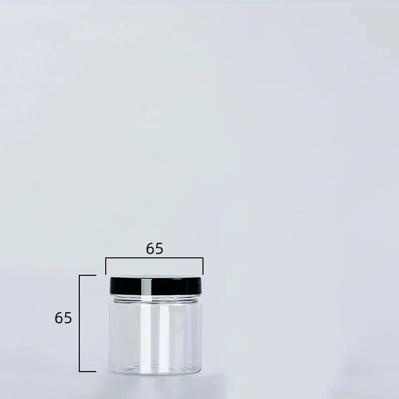 Boîte de Rangement Ronde Alimentaire à Couvercle Noir
