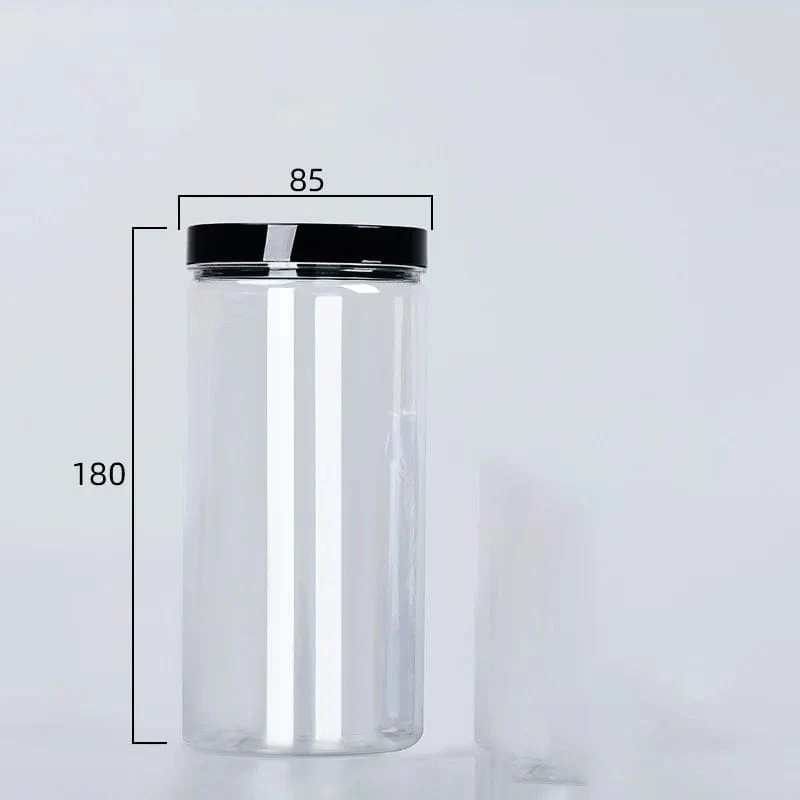 Boîte de Rangement Ronde Alimentaire à Couvercle Noir