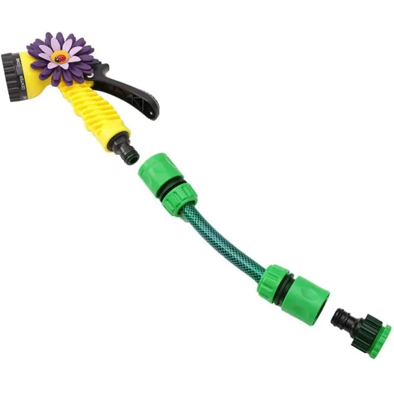 Raccord rapide en ABS pour tuyau d'arrosage de jardin - Set adaptateur double mâle 1/2"