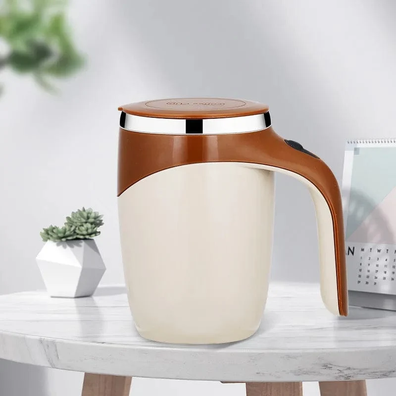 Tasse Automatique à Café Rechargeable en Acier Inoxydable
