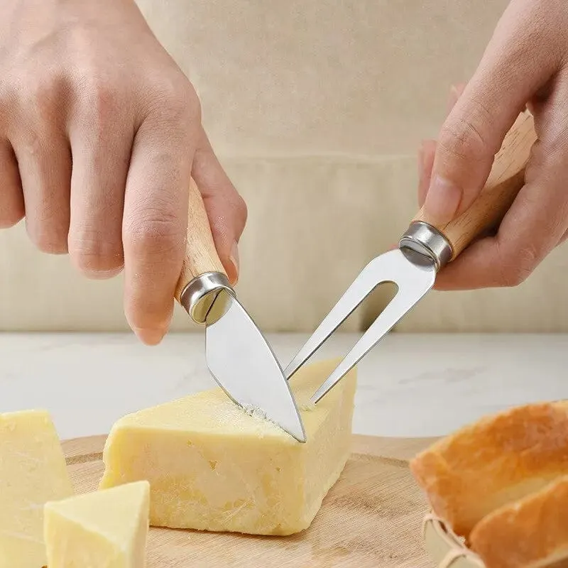 Ensemble de couteaux à fromage en acier inoxydable 6 pièces