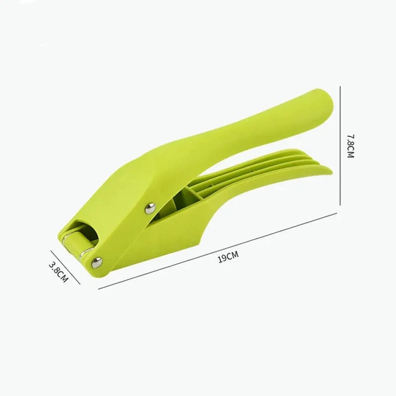 Presse-ail 2-en-1 en acier inoxydable pour écraser et trancher l'ail, presse-légume pour la cuisine à la maison