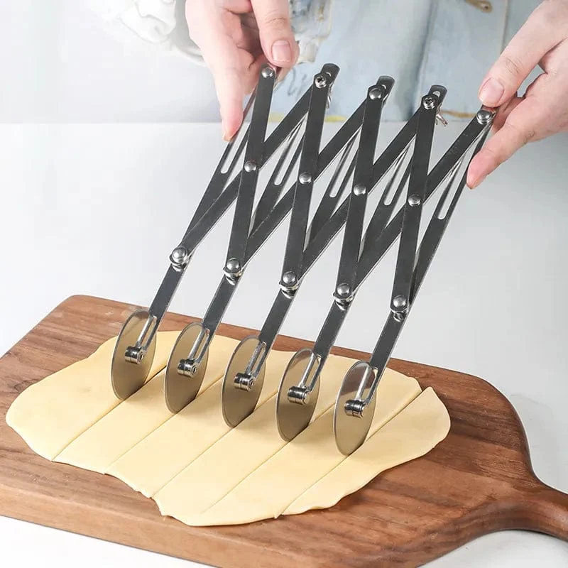 Découpe-pâte en acier inoxydable 3/5/7 roues - Outil de cuisson essentiel