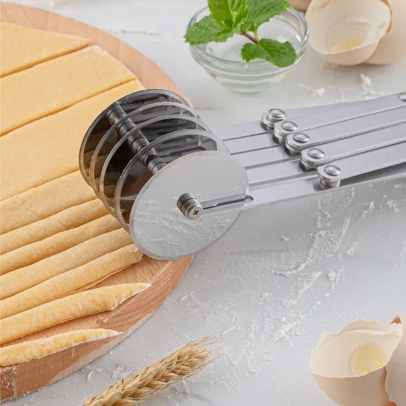 Découpe-pâte en acier inoxydable 3/5/7 roues - Outil de cuisson essentiel