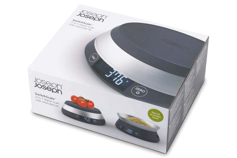 Balance digitale Joseph Joseph Switch Scale 2 en 1 à surface réversible