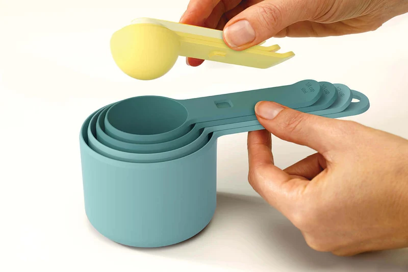 Set de 8 doseurs de cuisine Joseph Joseph Nest Measures opales emboîtables