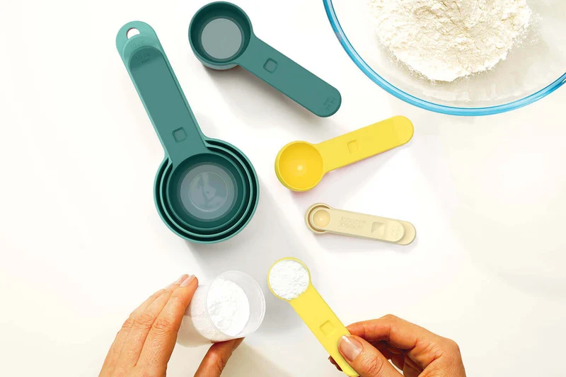 Set de 8 doseurs de cuisine Joseph Joseph Nest Measures opales emboîtables