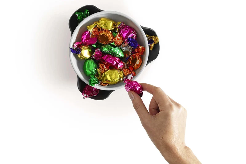 Bol de service Joseph Joseph Double-Dish avec base de récupération des déchets
