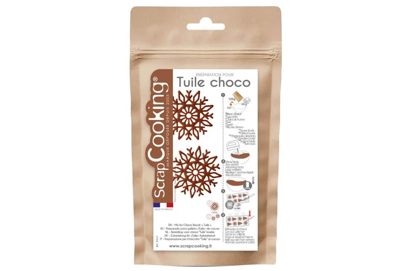 Préparation pour tuiles au chocolat Scrapcooking 120g