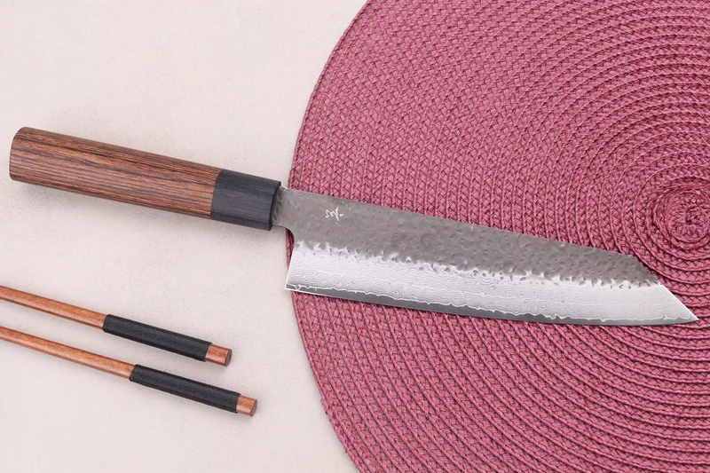 Couteau bunka 19cm japonais Shizu Hamono Gen VG10 damas