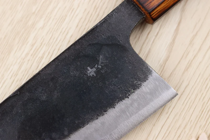 Couteau deba 18cm japonais artisanal Hidetsune BS2
