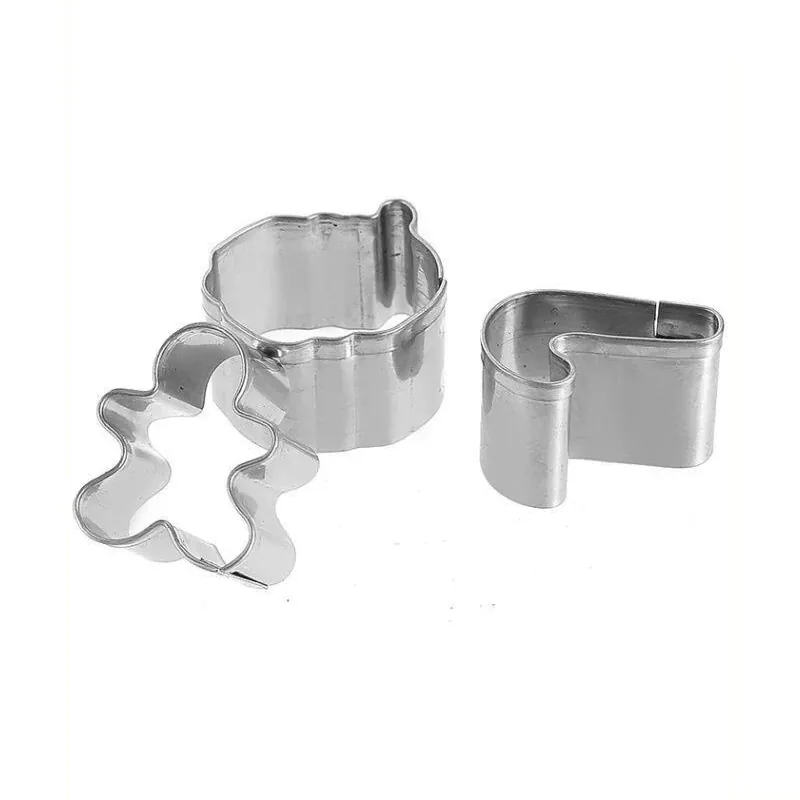 Set de 20 Emporte-pièces en Acier Inoxydable - Motifs de Noël