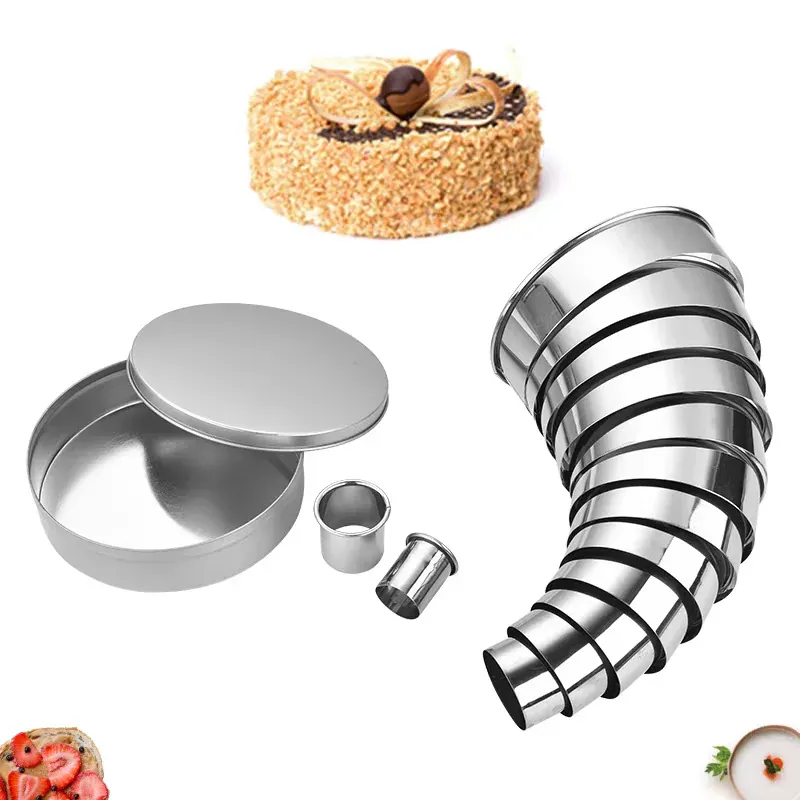 Set de 14 emporte-pièces en acier inoxydable pour biscuits et gâteaux