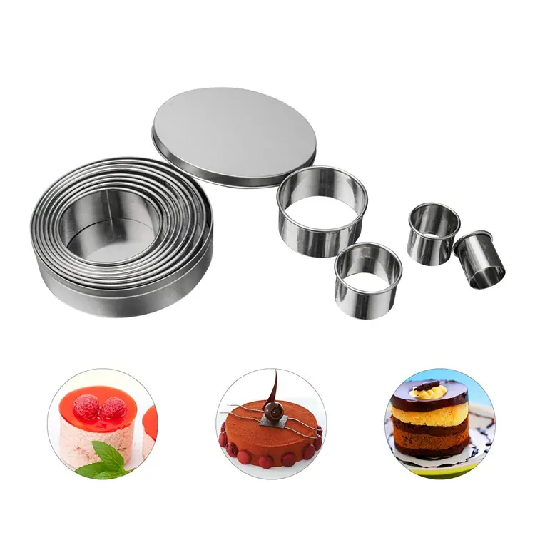 Set de 14 emporte-pièces en acier inoxydable pour biscuits et gâteaux