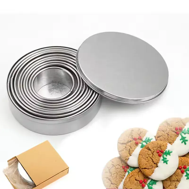 Emporte-pièces en acier inoxydable - Set de 12 pièces pour pâtisserie