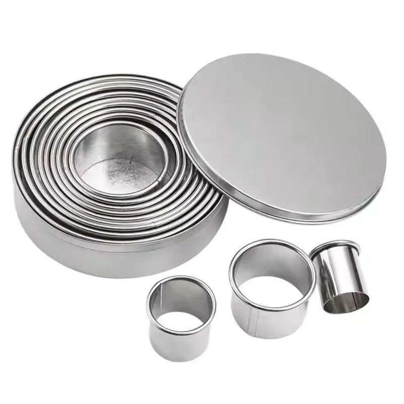 Emporte-pièces en acier inoxydable - Set de 12 pièces pour pâtisserie