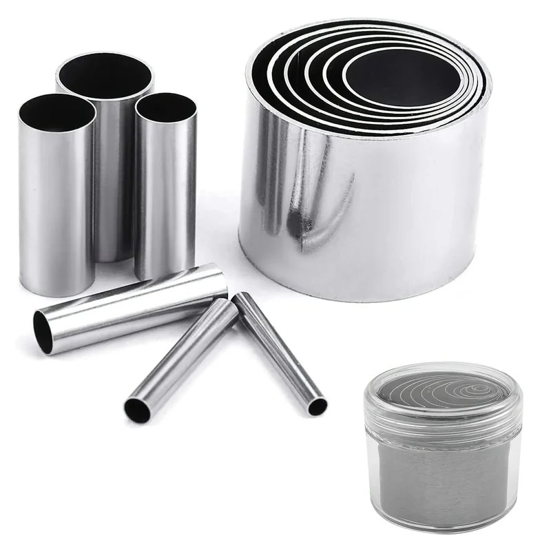 Emporte-pièces en acier inoxydable - Set de 12 outils cercles pâtisserie