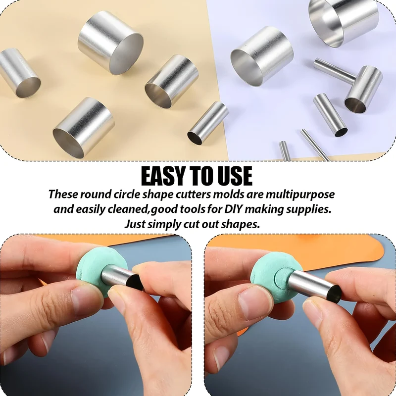 Emporte-pièces en acier inoxydable - Set de 12 outils cercles pâtisserie