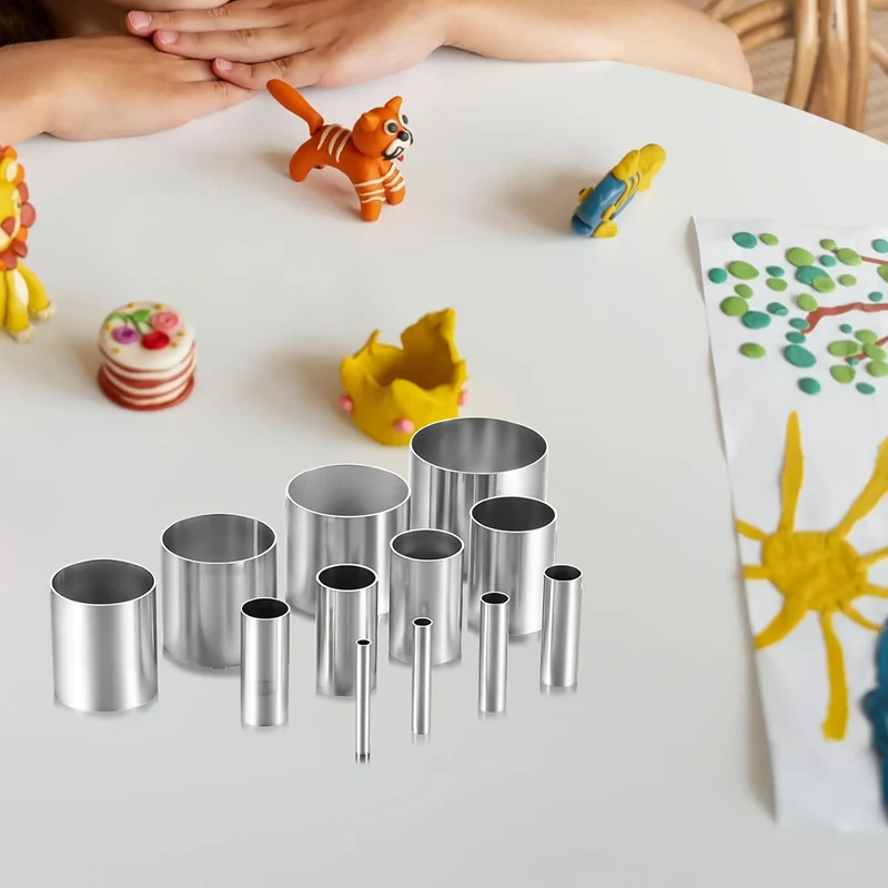 Emporte-pièces en acier inoxydable - Set de 12 outils cercles pâtisserie