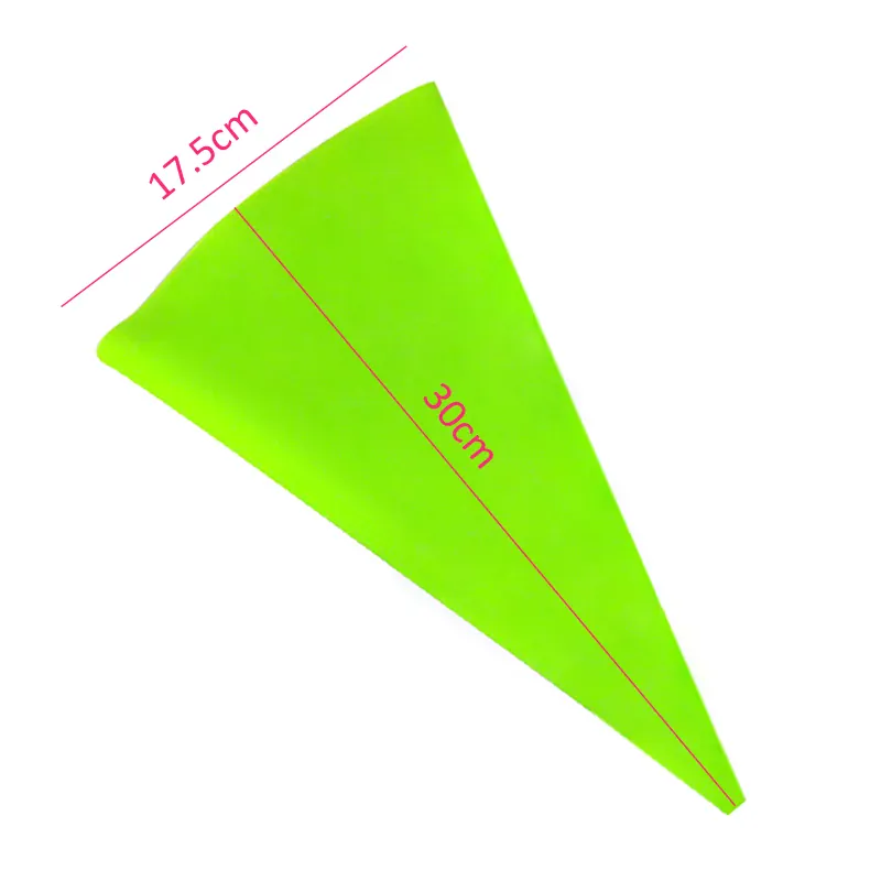 Poche à douille en silicone avec 7 embouts pour décoration de gâteaux