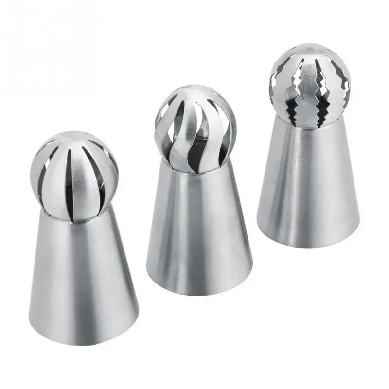 Douilles à Pâtisserie en Acier Inoxydable - Set de 6 Piping Russe