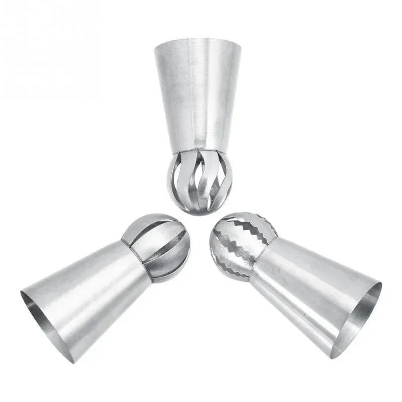 Douilles à Pâtisserie en Acier Inoxydable - Set de 6 Piping Russe