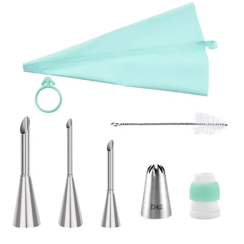 Poche à Douille Pâtisserie en Silicone avec 22 Accessoires Inclus