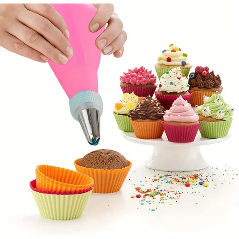 Set de Poches à Douille en Silicone avec 20 Accessoires pour Pâtisserie