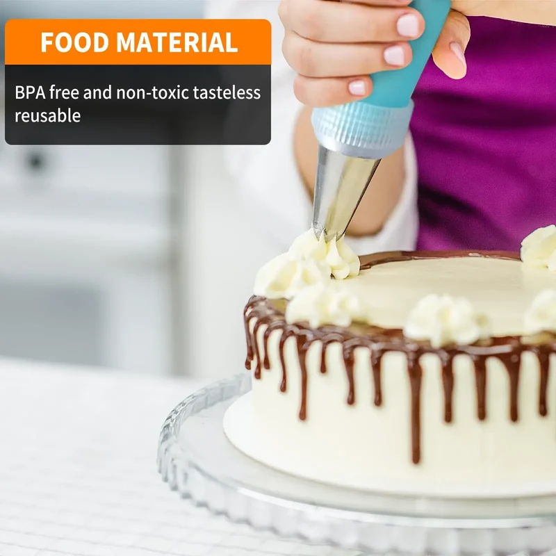 Poches à Douilles et Accessoires - Kit de 120 Pièces pour Pâtisserie
