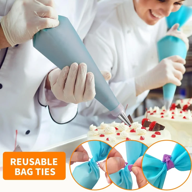 Poches à Douilles et Accessoires - Kit de 120 Pièces pour Pâtisserie