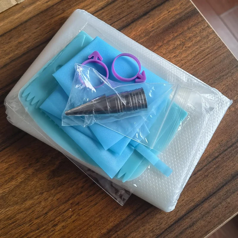 Poches à Douilles et Accessoires - Kit de 120 Pièces pour Pâtisserie