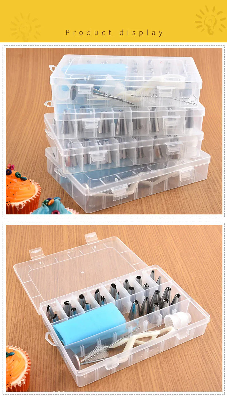 Douilles à pâtisserie en acier inoxydable - 24 pièces pour décoration gâteaux