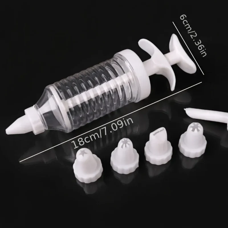 Set de 8 Poches à Douille en Plastique avec Embouts pour Gâteaux