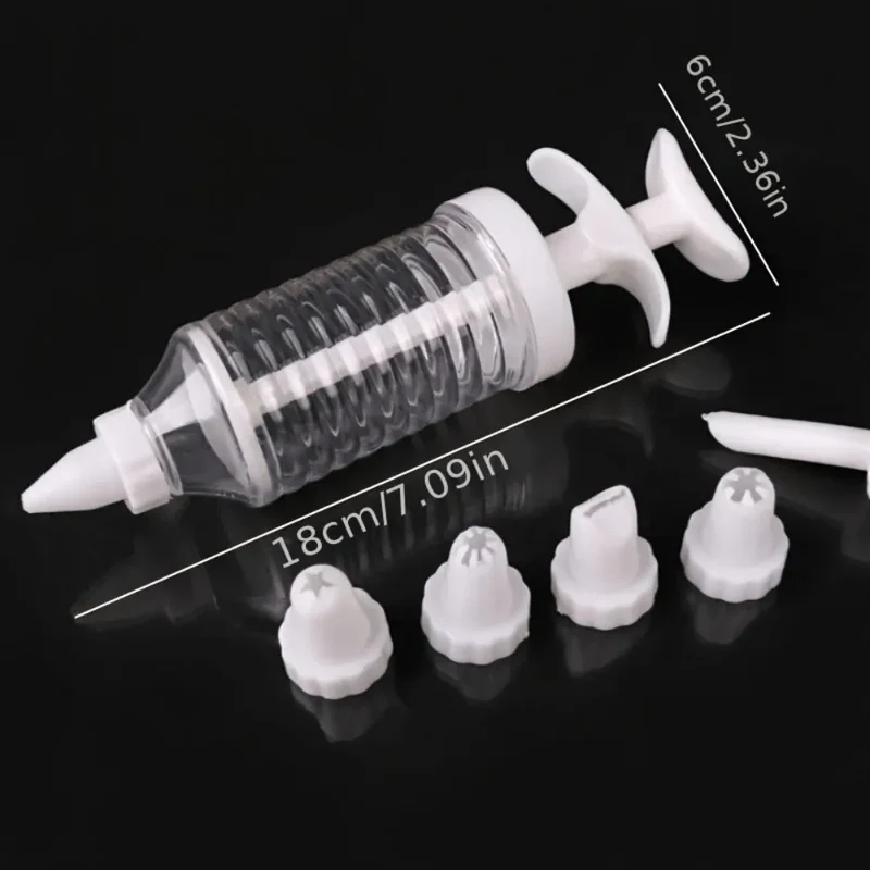 Set de 8 Poches à Douille en Plastique avec Embouts pour Gâteaux