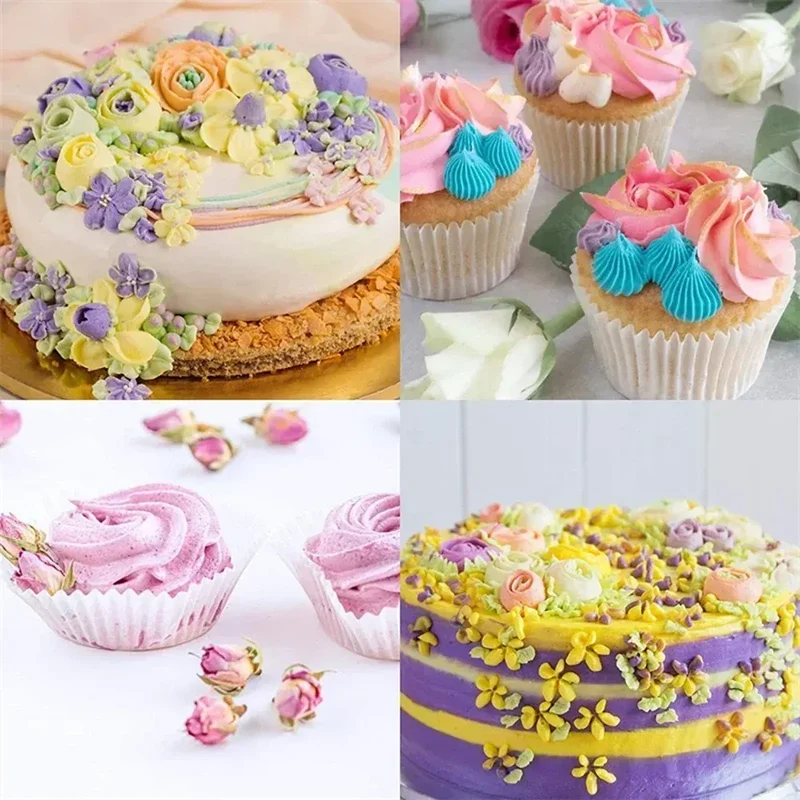 Set de 27 Douilles à Pâtisserie en Acier Inoxydable pour Décoration de Gâteaux