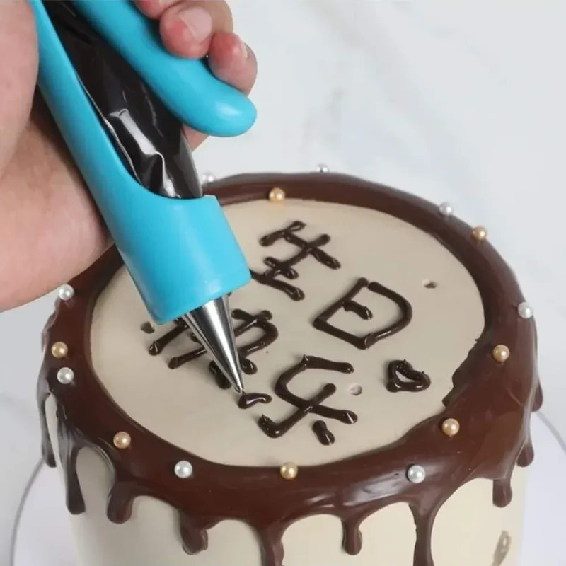 Poches à douilles pâtisserie 7 pièces réutilisables avec accessoires de décoration