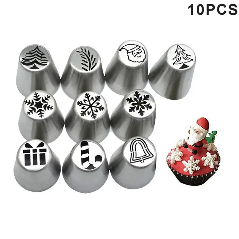 Douilles à pâtisserie en inox 13 pièces avec poches à douille décoratives