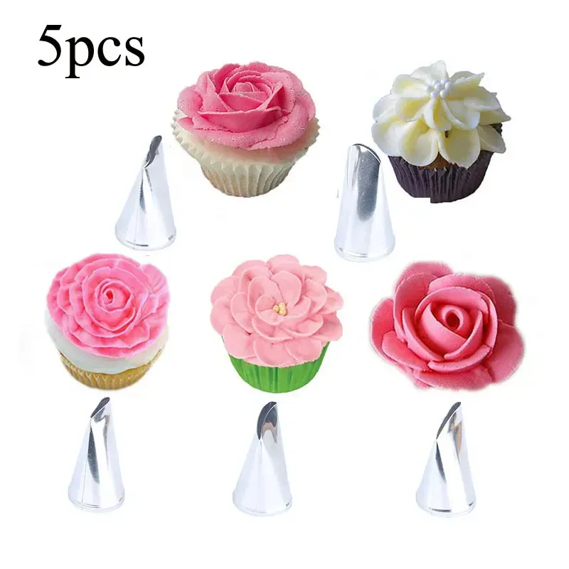 Douilles à pâtisserie en inox 13 pièces avec poches à douille décoratives