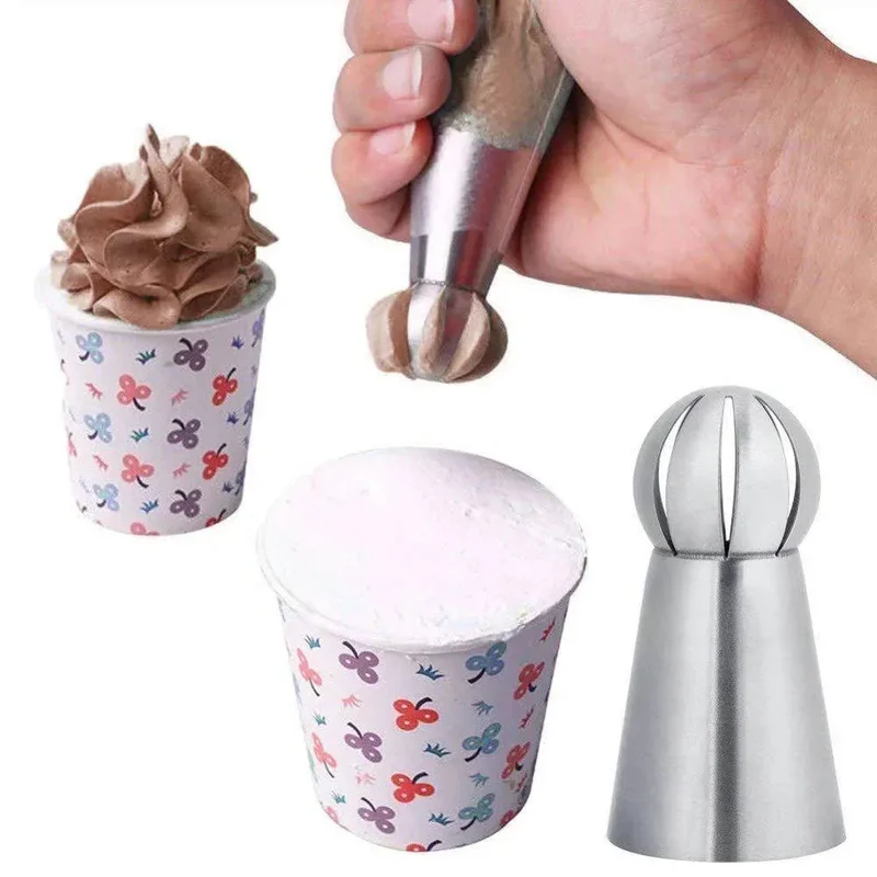Douilles en Acier Inoxydable pour Pâtisserie - Ensemble de 3 Pièces