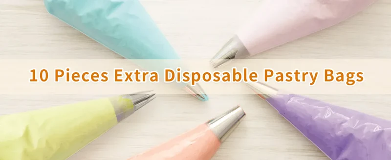 Kit de décoration de gâteaux 20 pièces en acier inoxydable - Douilles et outils professionnels