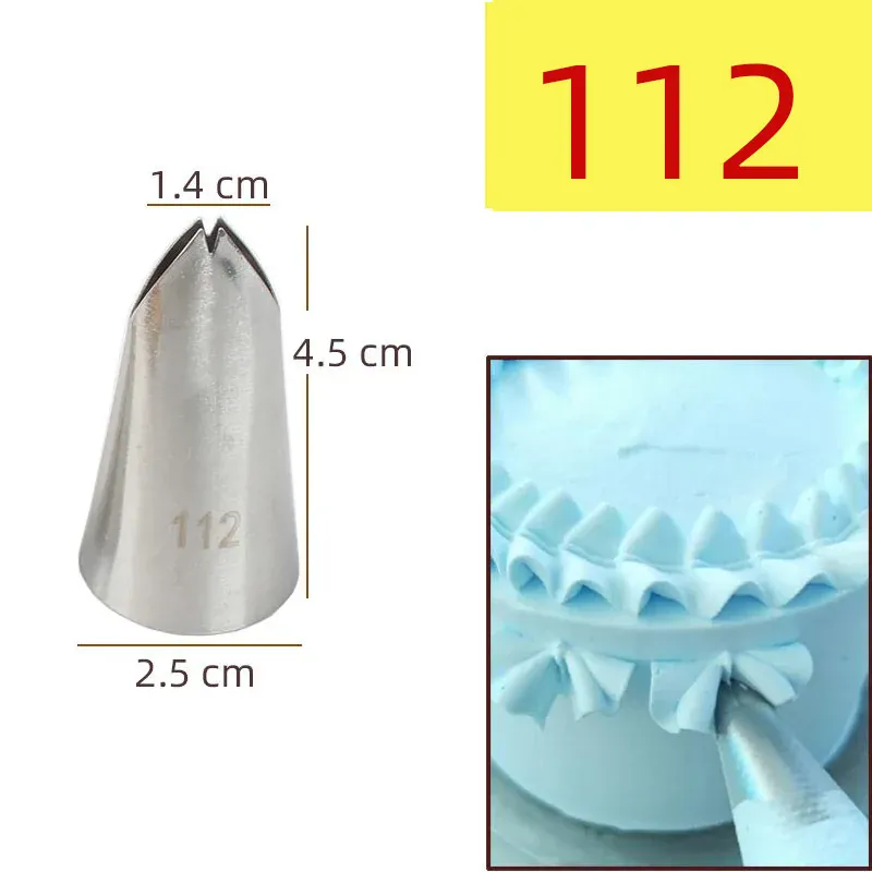 Set de 15 douilles à pâtisserie en acier inoxydable pour gâteaux et desserts