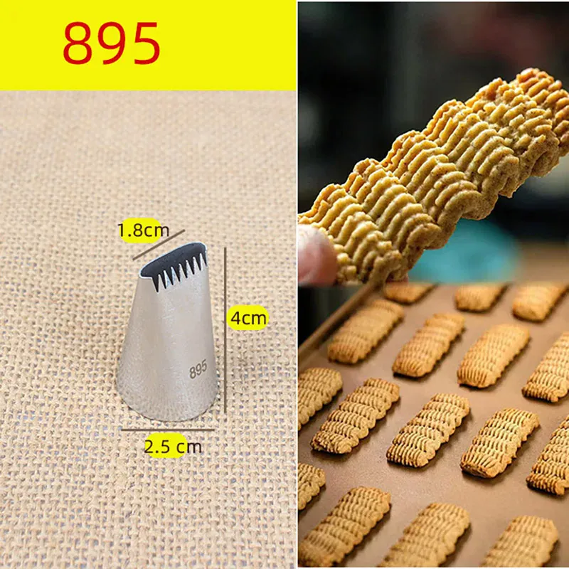 Set de 15 douilles à pâtisserie en acier inoxydable pour gâteaux et desserts