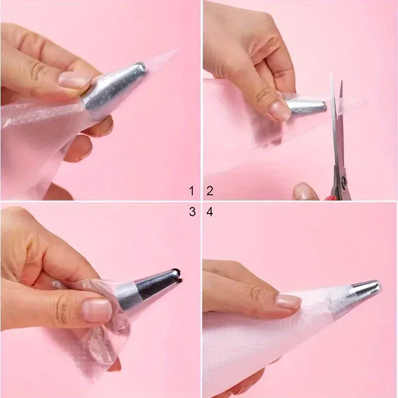 Kit de Décoration de Gâteaux 128PCS avec Douilles et Poches à Douille