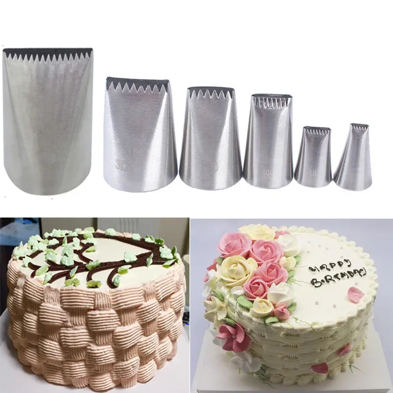 Douilles à pâtisserie en Inox pour décoration de gâteaux