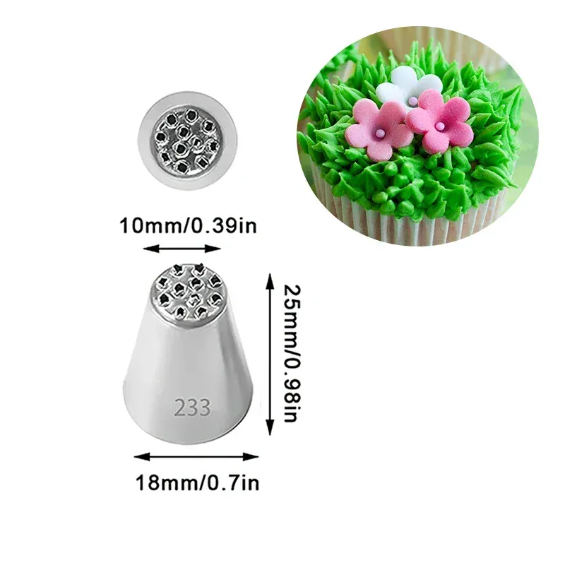 Douilles de pâtisserie en acier inoxydable - Set de 15 pièces pour décoration de gâteaux et cupcakes