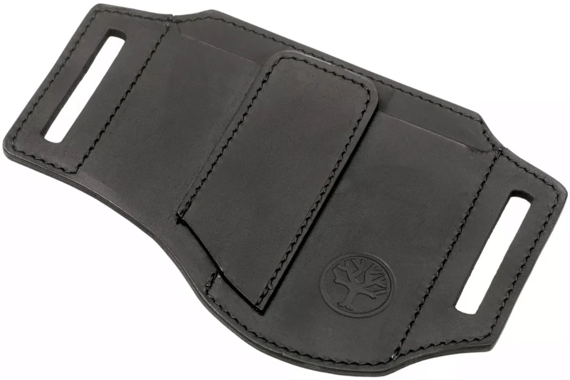 Étui Böker Nubuck Ed-Three 09BO295 en cuir noir 3 compartiments